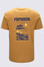 Macpac Men's Paparoa NP Fairtrade Organic Cotton T-Shirt, Maple, hi-res