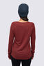 Macpac Women's Ella 180 Merino Long Sleeve T-Shirt, Red Pear, hi-res
