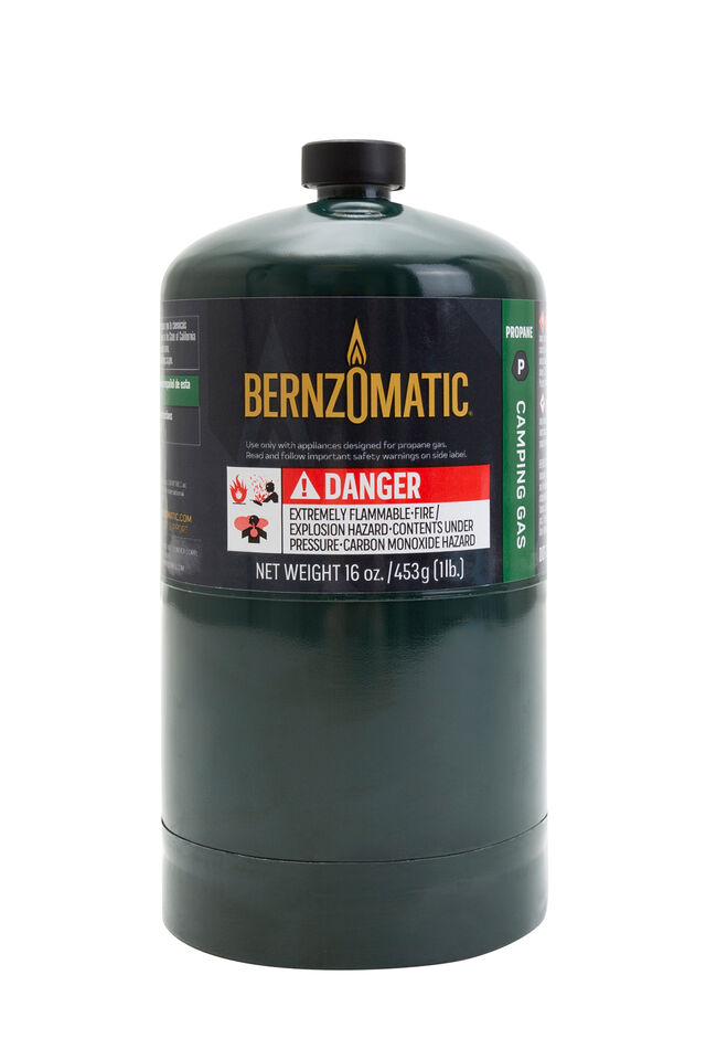 Gasmate Bernzomatic Propane Canister 453g, None, view 1