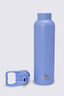 Macpac Insulated Standard Bottle with Straw Lid &mdash; 630ml, Periwinkle, hi-res