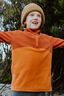 Macpac Kids' Tui Fleece Pullover, Rust/Picante, hi-res