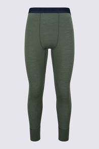 Macpac Men's 220 Merino Long Johns, Bronze Green, hi-res