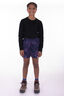Macpac Kids' Winger Shorts, Black Iris Print, hi-res