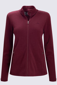 Macpac Women's Tennyson 320 Merino Jacket, Windsor Wine, hi-res