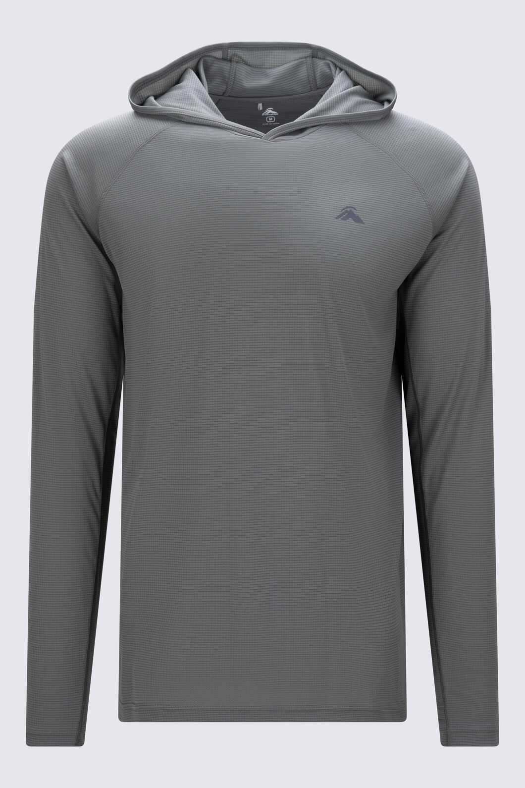 Macpac Men's Trail Long Sleeve Hooded Top, Agave, hi-res