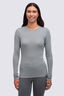 Macpac Women's 220 Merino Long Sleeve Top, Chinois Green, hi-res
