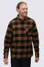 Macpac Men's Sutherland Flannel Shirt, Toffee Check, hi-res