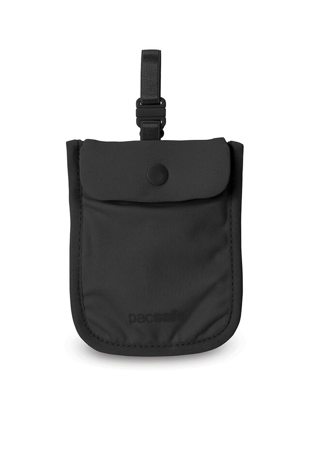 Pacsafe Women's Coversafe S25 Secret Bra Pouch, Black, view 1