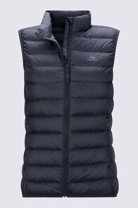 Macpac Women's Uber Light Down Vest ♺, Black, hi-res