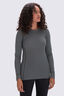 Macpac Women's Geothermal Long Sleeve Top, Balsam Green, hi-res
