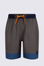 Macpac Boys Boardshorts, Grape Leaf/Blue, hi-res