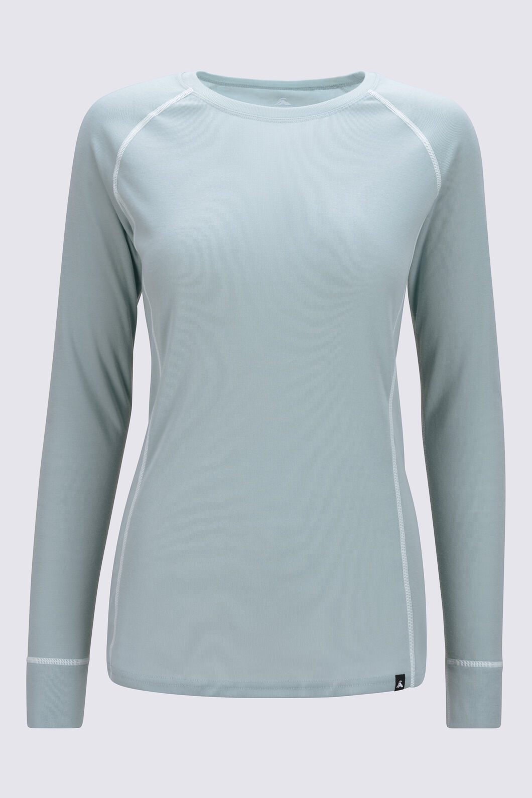 Macpac Women's Geothermal Long Sleeve Top, Grey Mist, hi-res
