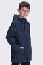 Macpac Kids' Lagoon Raincoat, Navy, hi-res