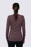 Macpac Women's Geothermal Long Sleeve Top, Huckleberry, hi-res