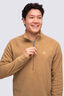 Macpac Men's Tui Fleece Pullover, Dull Gold, hi-res