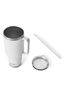 YETI® Rambler Straw Mug 42oz, White, hi-res