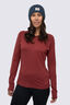 Macpac Women's Ella 180 Merino Long Sleeve T-Shirt, Red Pear, hi-res