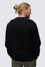 Macpac Men's Vintage Heavyweight Fairtrade Organic Cotton Crew, Black, hi-res