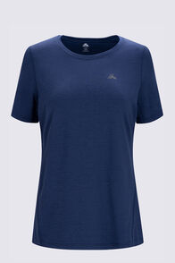Macpac Women's brrr° T-Shirt, Naval Academy, hi-res