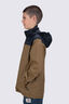Macpac Kids' Pack-It Jacket V2, Black/Kangaroo, hi-res