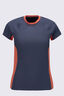 Macpac Women's Short Sleeve Rash Top, Odyssey/Burnt Sienna, hi-res