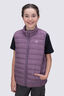 Macpac Kids' Uber Light Down Vest ♺, Grapeade, hi-res
