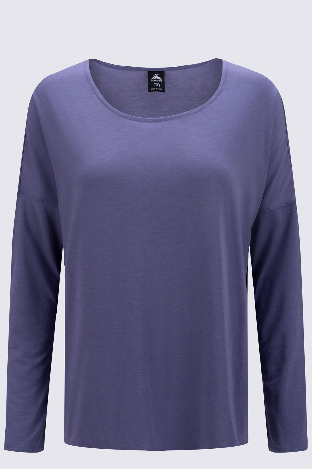 Macpac Women's Eva Long Sleeve T-Shirt, Cadet, hi-res