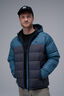 Macpac Men's Halo Hooded Down Jacket ♺, Camp Teal/Asphalt, hi-res