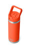 YETI&reg; Rambler&reg; Bottle with Straw Cap &mdash; 18 oz, Papaya, hi-res