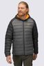Macpac Men's Uber Light Hooded Down Jacket ♺, Smoked Pearl/Asphalt, hi-res