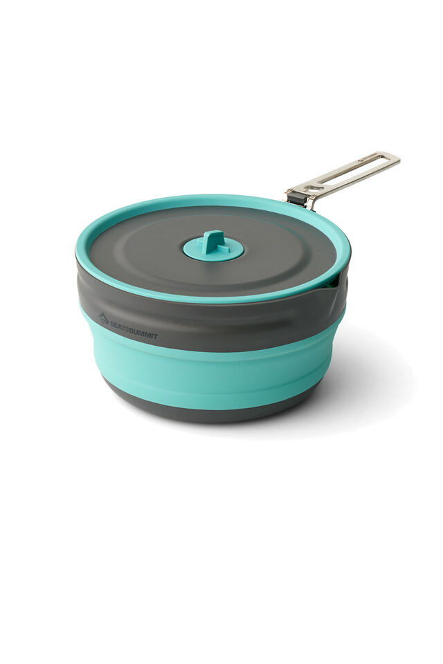 Sea to Summit Frontier Ultralight Collapsible Pouring Pot — 2.2L, Aqua Sea, view 1
