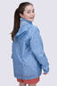 Macpac Kids' Pack-It Jacket, Cerulean Print, hi-res