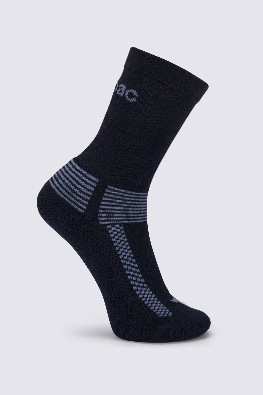 Macpac Kids' Hiking Sock, Navy, hi-res