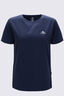 Macpac Women's Te Papakura O Taranaki NP Fairtrade Organic Cotton T-Shirt, Navy Marle, hi-res