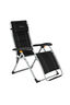 Macpac Premium Reclining Lounger, Black, hi-res