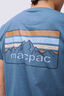 Macpac Men's Mountain in the Sky Fairtrade Organic Cotton Short Sleeve T-Shirt, Vintage Indigo, hi-res