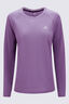 Macpac Women's Trail Long-Sleeve T-Shirt, Lavender Crystal/African Viole, hi-res