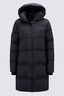 Macpac Women's Orb Hooded Down Coat, Black, hi-res