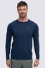 Macpac Men's Limitless Repreve&reg;  Long Sleeve T-Shirt, Set Sail, hi-res