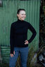 Macpac Women's 180 Merino Skivvy, Black, hi-res