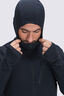 Macpac Men's Prothermal Hooded Fleece Top, Black, hi-res