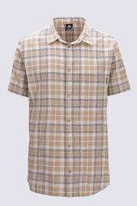 Macpac Men's Campfire Shirt, Stone Plaid, hi-res
