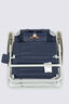 Macpac Folding Beach Recliner V2, Naval Acadamy/Orange, hi-res