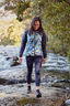 Macpac Women's Uber Light Hooded Down Jacket, Botanical Print, hi-res