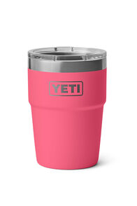 YETI&reg; Rambler&reg; Stackable Cup &mdash; 16 oz, Tropical Pink, hi-res