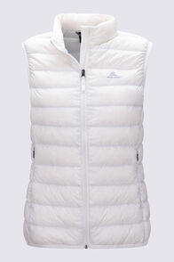 Macpac Women's Uber Light Down Vest ♺, Tofu, hi-res