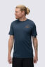 Macpac Men's Olympus Merino 180 T-Shirt, Midnight Navy, hi-res