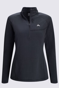 Macpac Women's Ion Fleece Pullover, Black, hi-res
