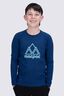 Macpac Kids' Vintage Fairtrade Organic Cotton Long Sleeve T-Shirt, Estate Blue, hi-res