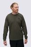 Macpac Men's Vintage Embroidered Fairtrade Organic Cotton Long Sleeve T-Shirt, Forest Night Marle, hi-res